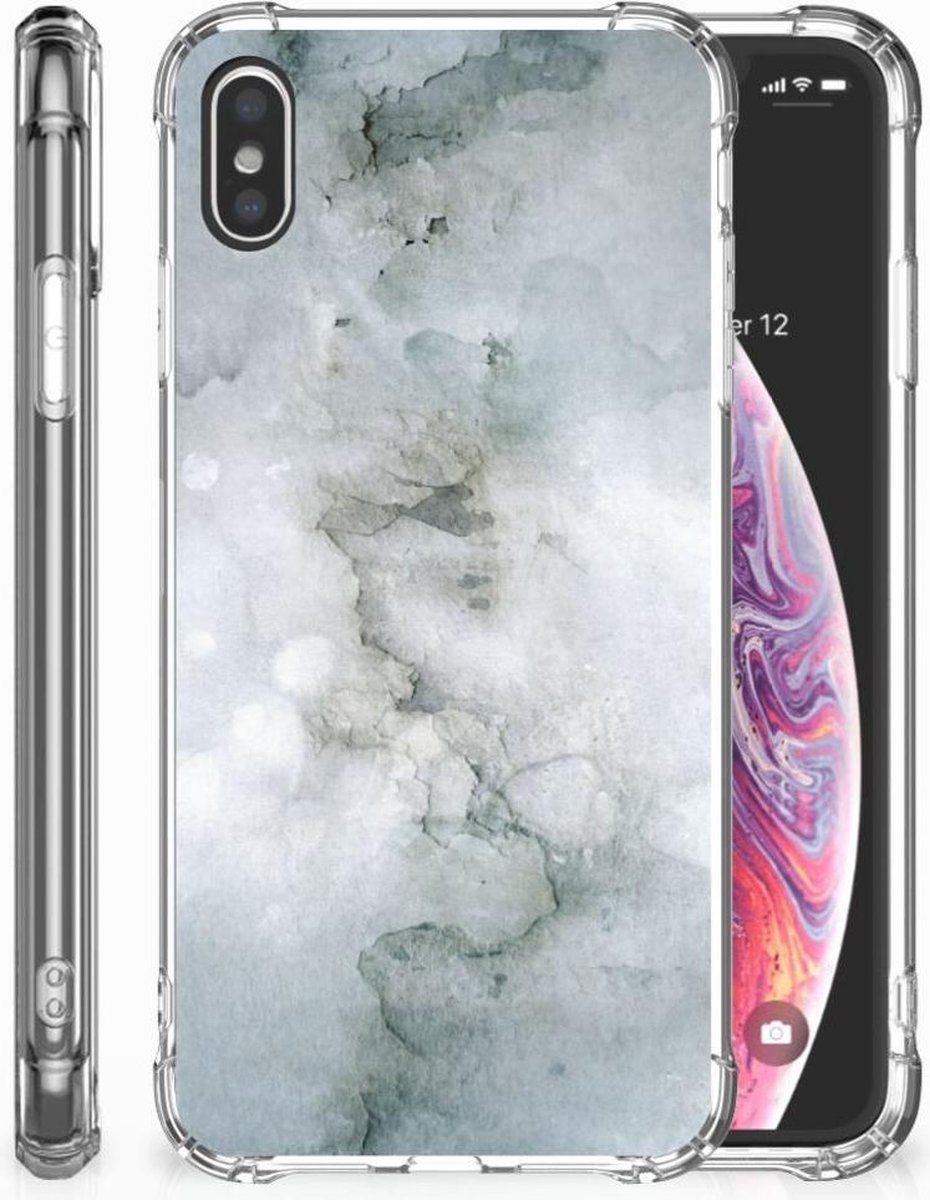 Back Cover Apple iPhone Xs Max Painting Grey