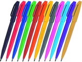 Pentel - Sign S520 - 12 couleurs - dans une pochette