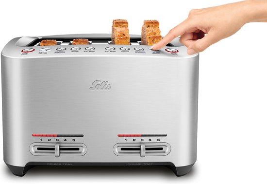 Toaster Grille Pain Grille-Pain Sage The Smart Toast - 2 Fentes Extra-Larges - Aluminium Brossé - Fonctions Automatiques Smart Toast Grille- pain Toaster Grille Pain Grille-Pain Sage The Smart Toast - 2 Fentes Extra-Larges - Aluminium Brossé - Fonctions Automatiques Smart Toast Grille- pain