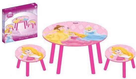 Bol Com Ronde Tafel Met 2 Krukjes Princess