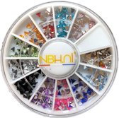 Nail art tools Steentjes Set - 12 verschillende kleuren