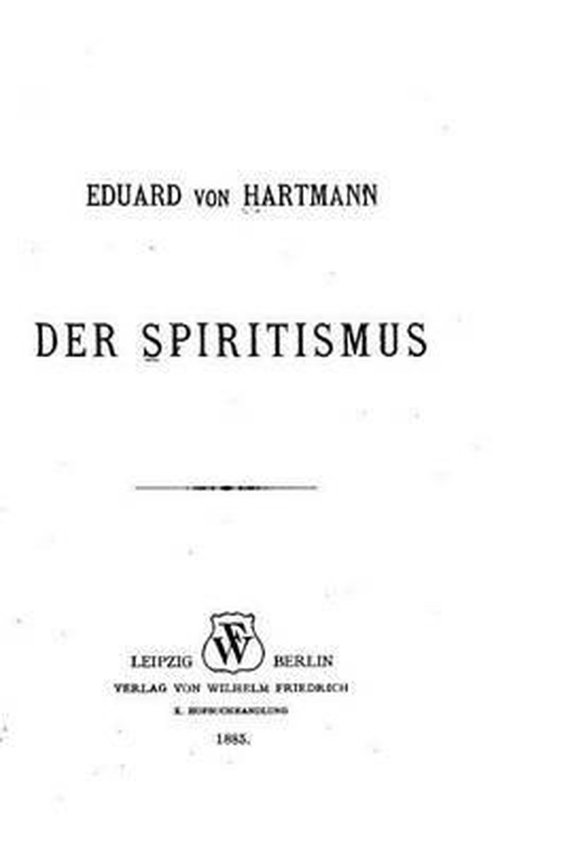 Der Spiritismus van Amery