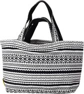Mycha Ibiza XL shopper - strandtas - handtas - clutch - met rits - katoen jaquard – 709