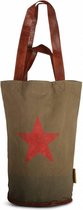 Mycha Ibiza - tas - Es Vedra Star 2010 - strandtas - clutch - lederen hengsels