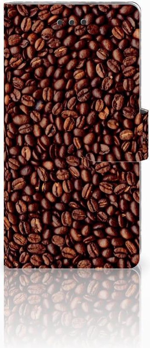 Huawei Ascend P8 Lite Book Cover Koffiebonen