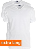 Alan Red - Vermont Extra Lange T-Shirts Wit (2Pack) - Heren - Maat XXL - Regular-fit