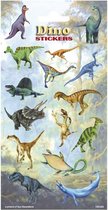 3x vellen dinosaurus kinder stickertjes
