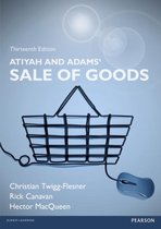 Atiyah & Adams' Sale of Goods