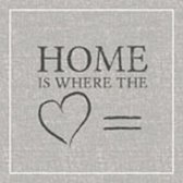 Ambiente servetten home is where the heart is