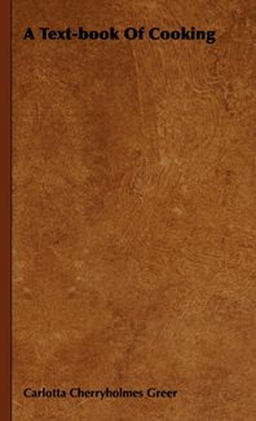 A Text-Book of Cooking - cover