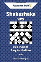 Puzzles for Brain Shakashaka - 200 Easy to Medium 9x9 Vol. 1