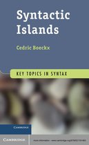 Key Topics in Syntax -  Syntactic Islands