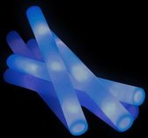 LED Foam sticks, lichtstaaf, lichtbuis, blauw - 100 stuks