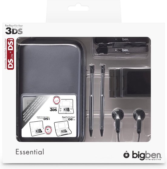 Bigben Accessoirepakket Zwart 3DS + Dsi - Bigben