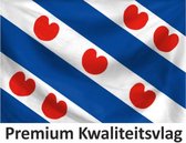 Friese Vlag Friesland 150x225cm Premium - Kwaliteitsvlag - Geschikt voor buiten