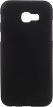 Samsung Galaxy A5 (2017) Hoesje - Zachte Back Case Mat Zwart