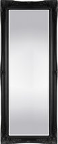 Grote Klassieke Spiegel Ethan Buitenmaat 76x165cm Zwart