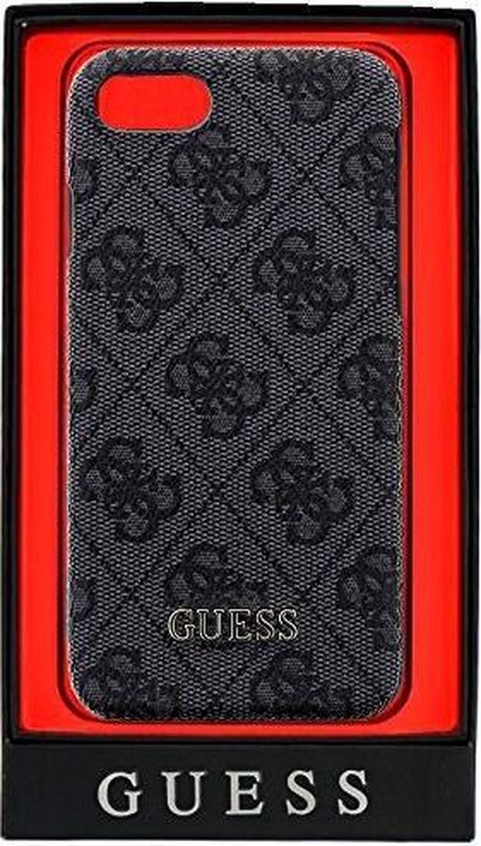 Guess 4G Uptown Back Case - Geschikt voor Apple iPhone 5/5S - Grijs