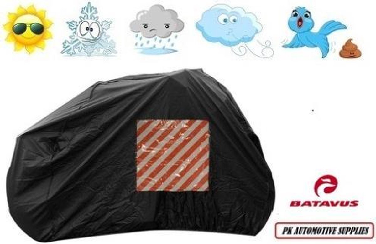 Bavepa Fietshoes Met Insteekvak Voor Markeringsbord Stretch Geschikt Voor  Batavus Old | bol.com