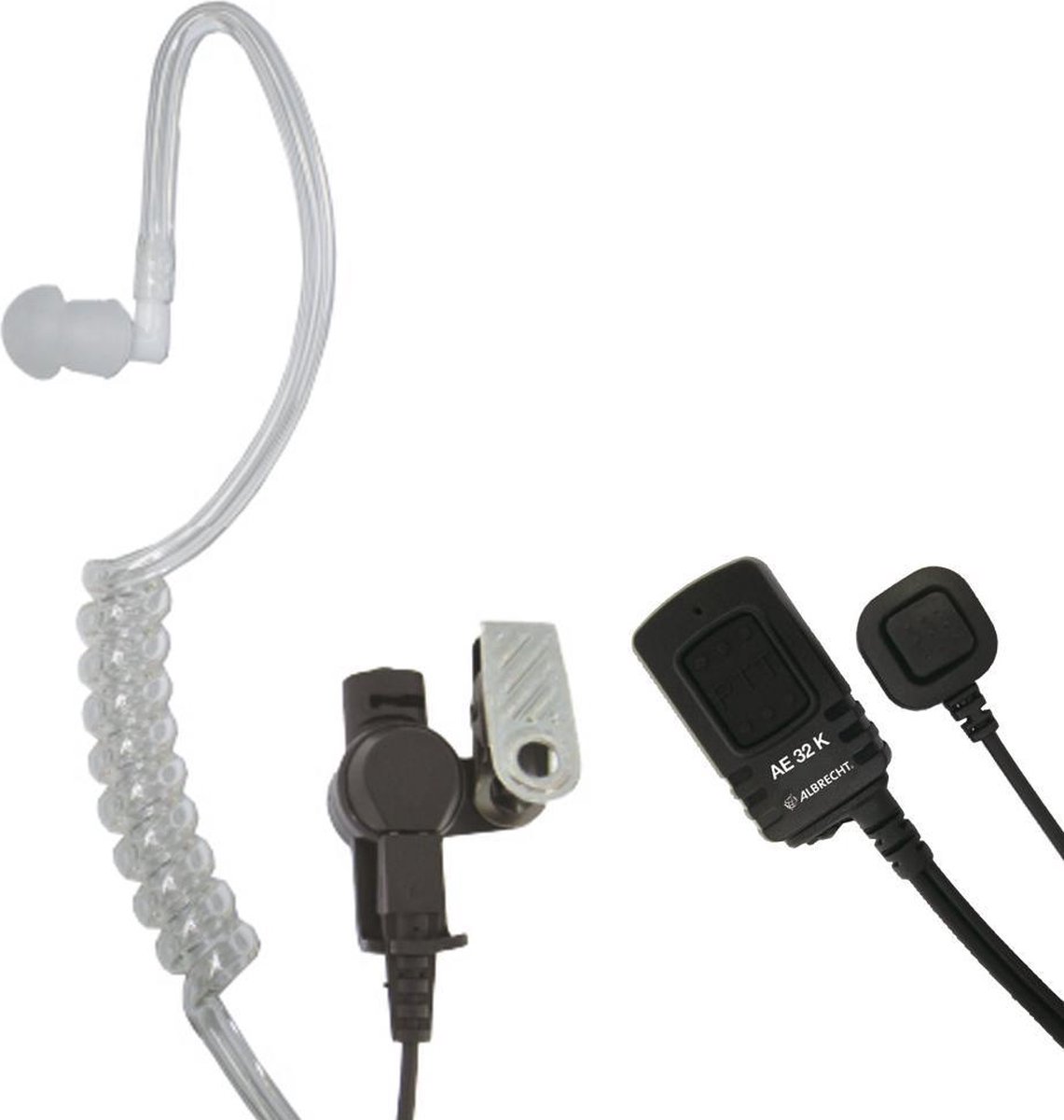 Albrecht AE-32K Security Headset voor Kenwood portofoon