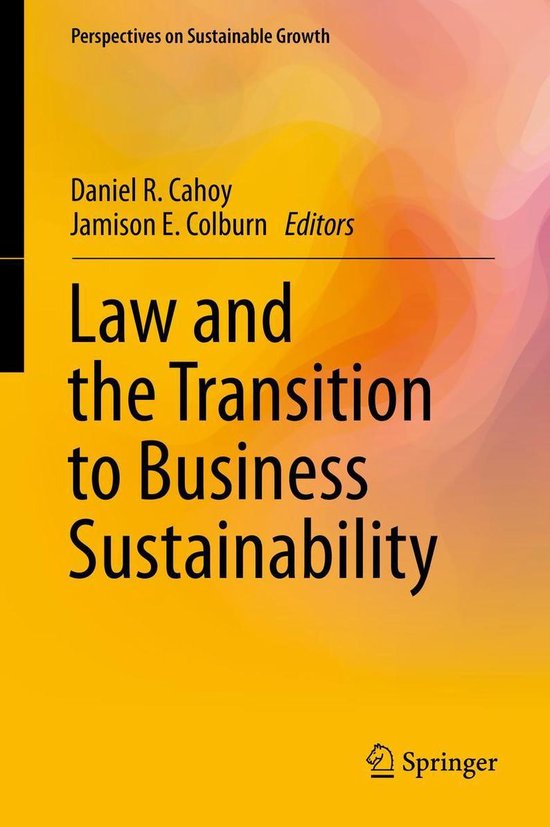 Perspectives on Sustainable Growth - Law and the Transition  ... - cover