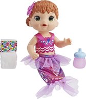 Baby Alive Shimmer N Splash Meermin Rood Haar - Pop