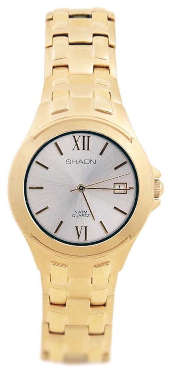 Shaon 35-9603-82 Horloge - Staal - Goudkleurig - Ø 35 mm