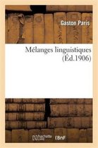 Langues- M�langes Linguistiques