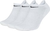 Nike Everyday Cushion No-Show Sokken  Sokken - Maat 34-38 - Unisex - zwart/wit