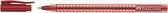 balpen Faber-Castell GRIP 2020 1,0mm transparant rood