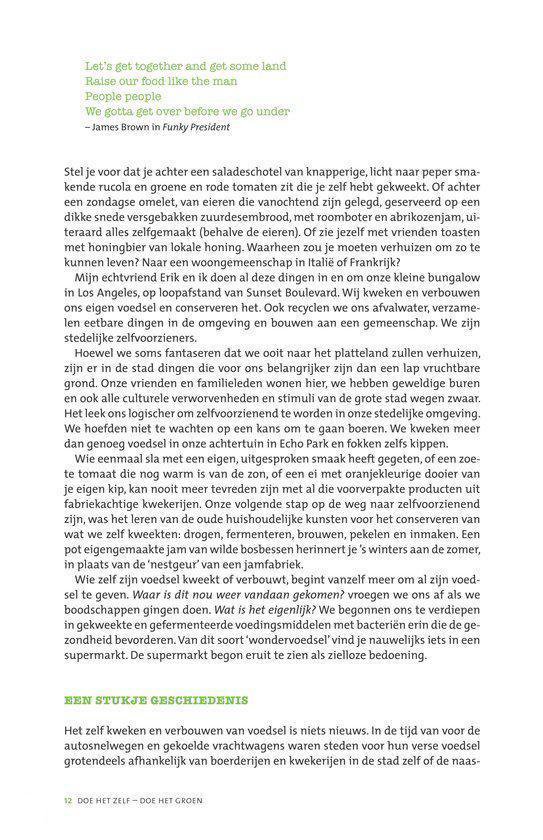 Doe Het Zelf, Doe Het Groen