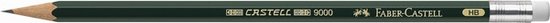 potlood Faber-Castell 9000 HB met gum doos met 12 stuks