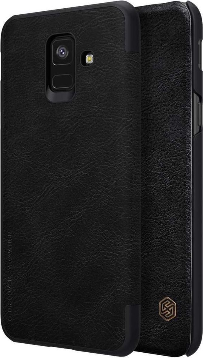 Nillkin Qin Series Flip Hoesje Samsung Galaxy A6 Zwart