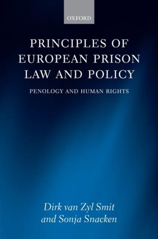 Principles of European Prison Law and Policy - cover