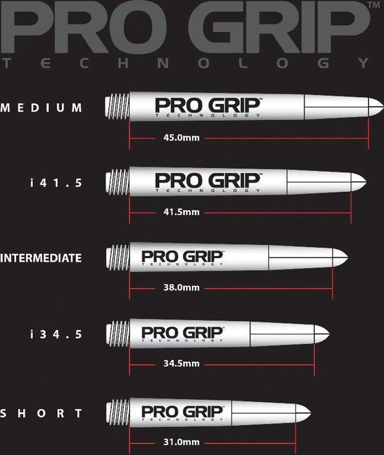 Target Pro Grip Dartshafts - Oranje - Medium - (1 Set) van Target — afbeelding 3