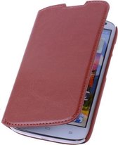 Bestcases Bruin Xiaomi Mi 2 Map Case Book Cover Hoesje