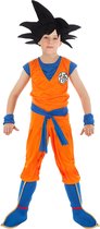 CHAKS - Dragon Ball Z Saiyan Goku kostuum voor kinderen - 122/128 (7-8 jaar)