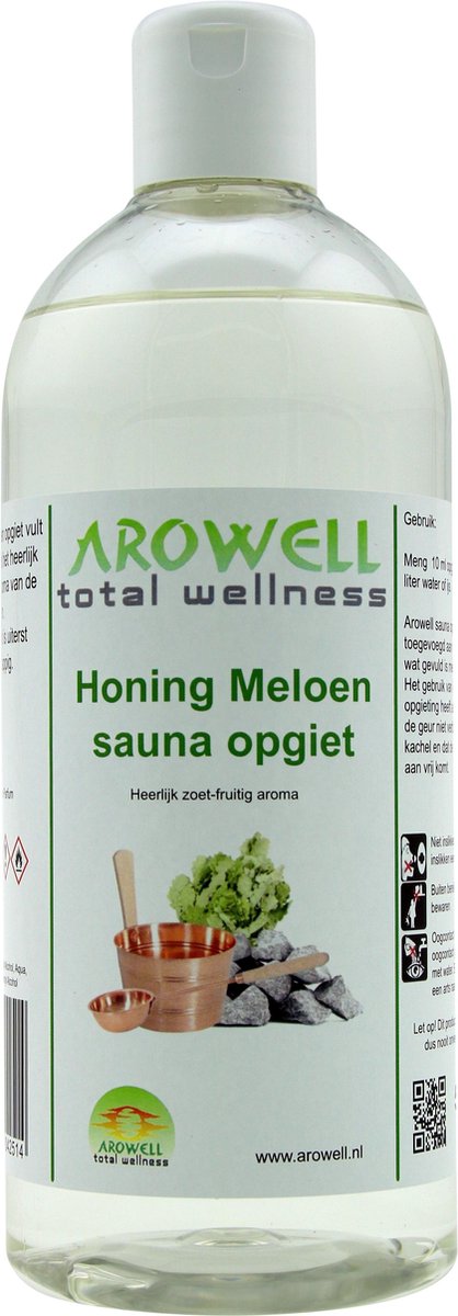 Arowell - Honing Meloen sauna opgiet saunageur opgietconcentraat - 1 ltr