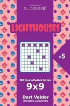 Sudoku Lighthouses - 200 Easy to Medium Puzzles 9x9 (Volume 5)