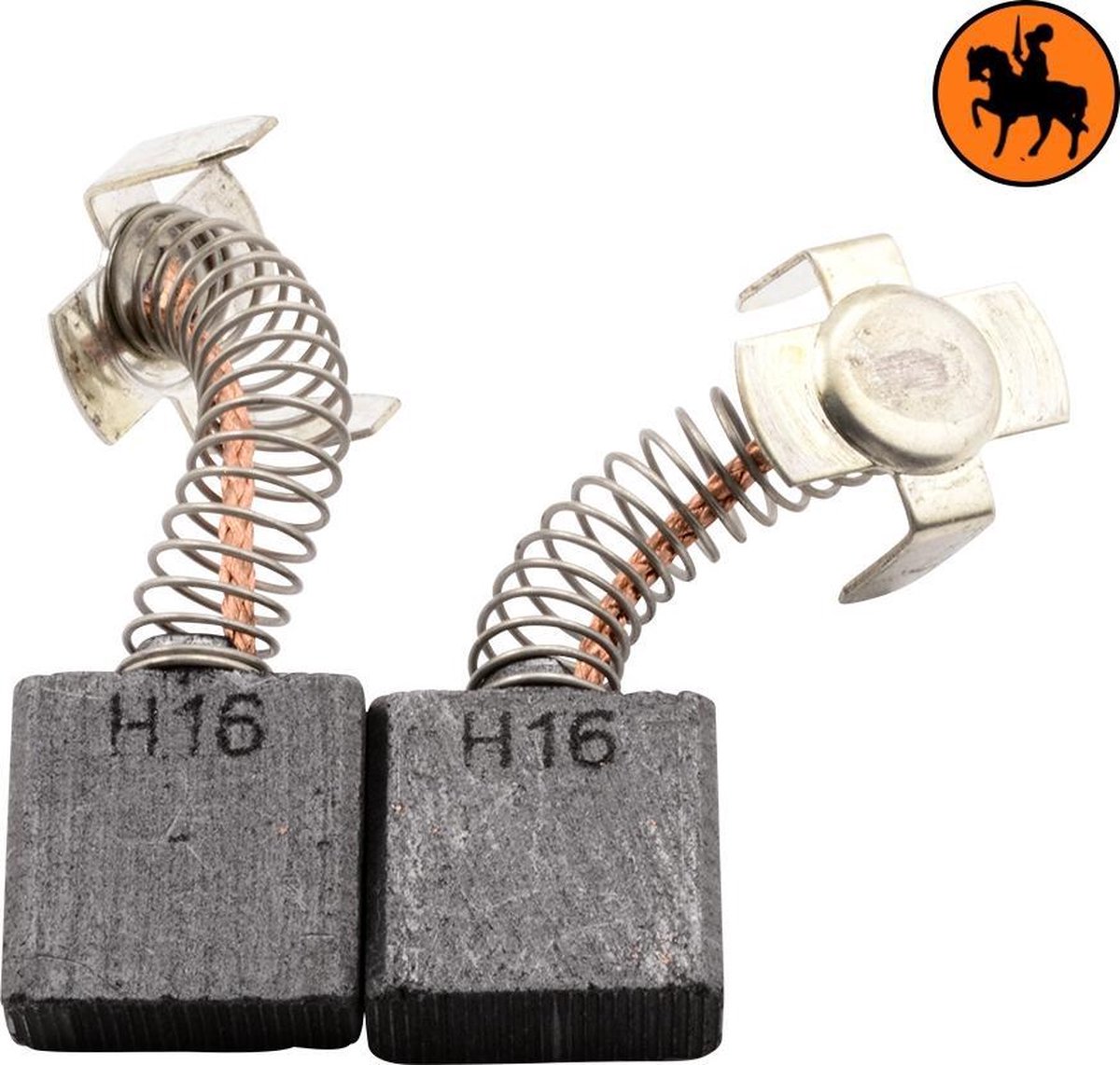 Koolborstelset voor Hitachi frees/zaag GS23UA - 7x17x17mm