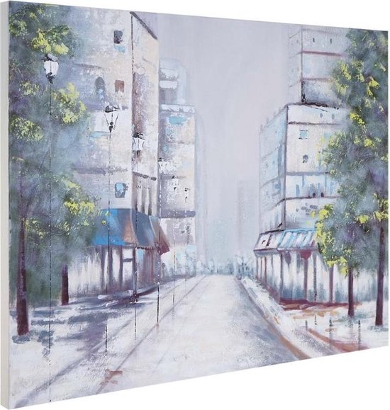 Peinture à l'huile Village à la main