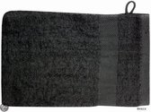 Benza Washandje Washand 22 x 16 cm - Zwart - 10 stuks