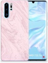 Huawei P30 Pro TPU Hoesje Marble Pink