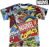 T-Shirt met Korte Mouwen voor kinderen Marvel 1225 (maat 12 jaar)