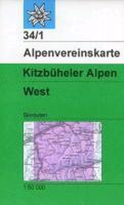 DAV Alpenvereinskarte 34/1 Kitzbüheler Alpen West 1 : 50 00 ... - cover