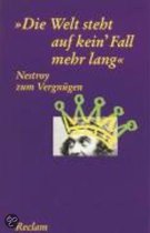 Nestroy zum Vergn�gen