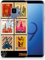 Bumper TPU Siliconen Hoesje Geschikt voor Samsung Galaxy S9 Postzegels