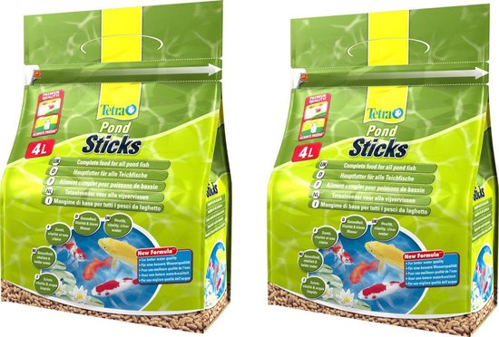 AL-KO-TE Koi Voer Voor Zomer - 4.5 Kg Drijvende Sticks - 4 Mm - Voor Vijvervissen En Koi - Hoogwaardig Basisvoer