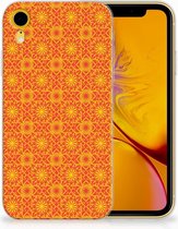 Geschikt voor iPhone Xr TPU-siliconen Hoesje Design Batik Orange