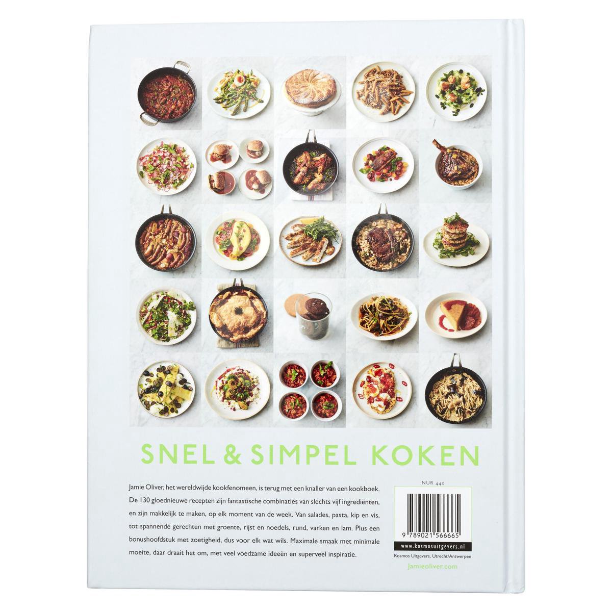 Jamie Oliver - 5 ingredienten - back cover